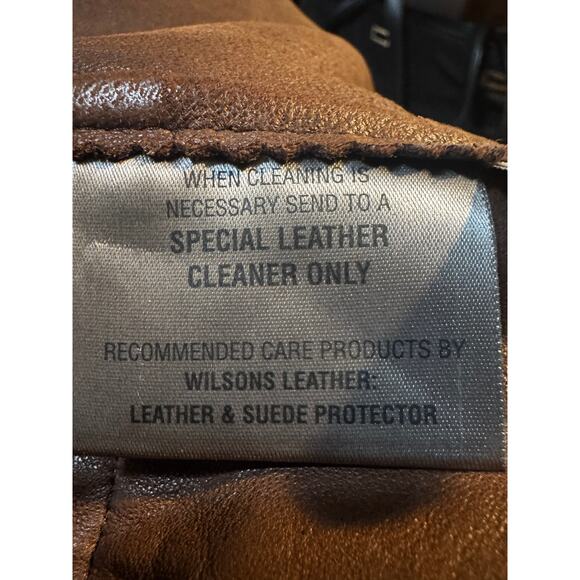 Vintage Wilsons Leather Suede Car Coat Field Jacket in Brown XXL - Picture 5 of 7